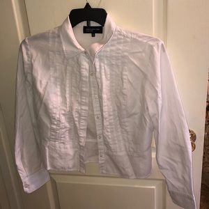 A white button down shirt.